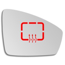 Spiegelglas Rechts Beheizbar