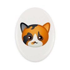 Schildpatt Grabplatte mit