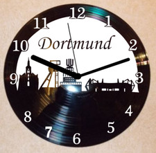 Dortmund Wanduhr Schallplattenuhr Schallplatte Wanduhr Vinyl 
