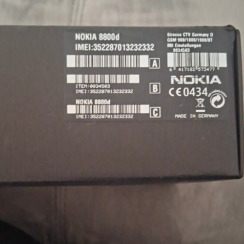 Nokia 8800d sirocco - nokia,