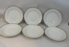 6 x KPM Berlin Teller Goldrand Ø 25 cm