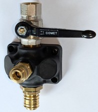 Druckluftverteiler Durchgangsverteiler Endverteiler 3/4" Wanddose B-Ware