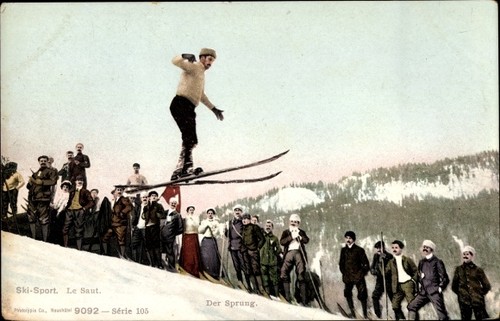 Ski sport saut der - sport,, saut,