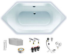 BADEWANNE SECHSECKWANNE ACRYL HOESCH SPECTRA 3652.010 190x90 TRÄGER