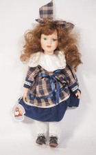 Vintage Topline Austria Kunsthandwerk Puppe Künstlerpuppe Mädchen 