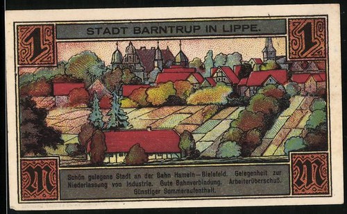 Notgeld barntrup lippe 1921 - barntrup,