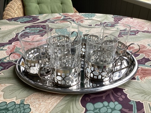 Antikes teeglas set mit - set,