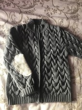 Burberry Kinder Strickjacke Pullover Gr. 10y/140cm 100%Merino Wool