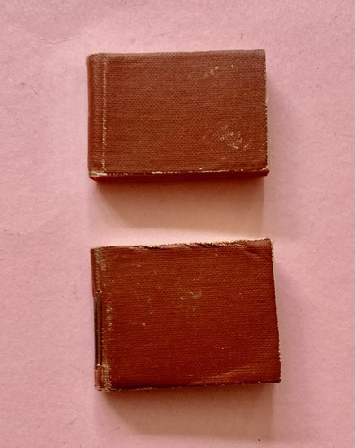 Zwei alte miniatur büchdr - zwei,