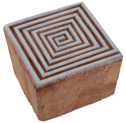 Indischer textilstempel holz - indischer, textilstempel,