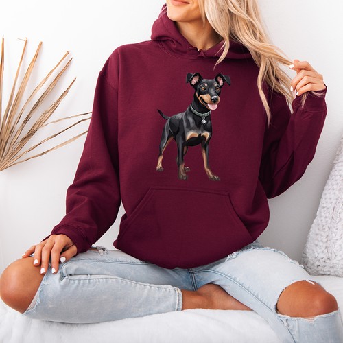 Schwarz und hellbraun pinscher - schwarz,