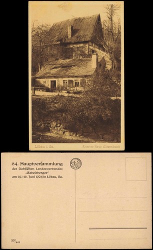 Ansichtskarte löbau ältestes - ansichtskarte,