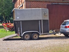 2er Pferdeanhänger Duis Polydach Motorradanhänger Motocross Kofferanhänger