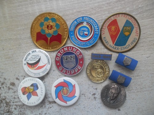Ddr fdj plaketten - ddr,fdj,9x, plaketten,