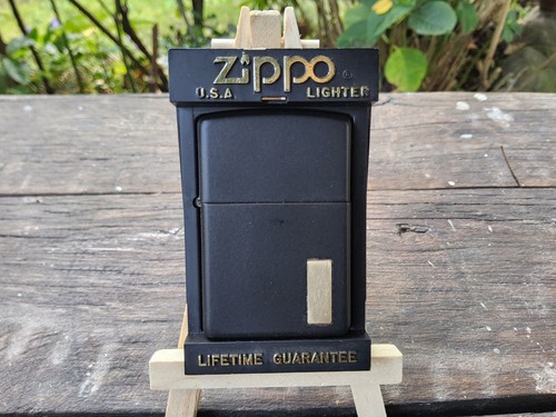 Zippo feuerzeug black - feuerzeug, matte