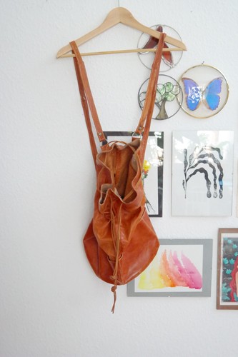Echtleder rucksack - echtleder,
