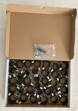 Rohrschellen Edelstahl Schraubschellen 35 Stück, 3 verschiedene Größen