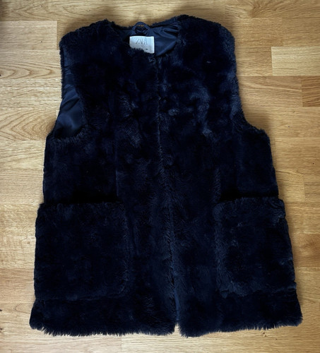 Zara kids kunstpelz weste - kids, kunstpelz-weste