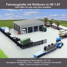Fahrzeughalle tore 1 87 - 4, 1:87