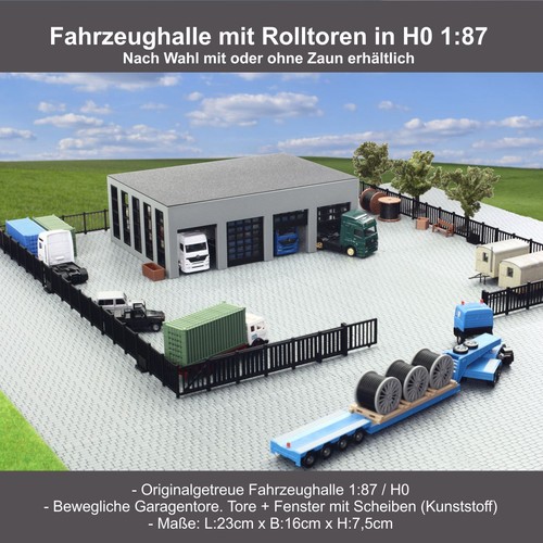 Fahrzeughalle tore 1 - 4, 1:87