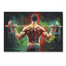 Fitness wandbild druck - wandbild,