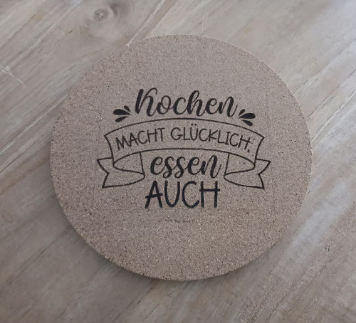 Kork untersetzer mit - kork-untersetzer,