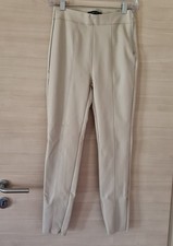 Amisu Kunstleder Hose elastisch beige Gr 38 neu