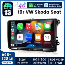 FÜR VW PASSAT B6 B7 CC MAGOTAN Autoradio 128GB Android 14 GPS Navi CarPlay DAB+