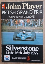 Programmheft/race programme British Grand Prix Silverstone - 16.07.1977