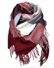 Warm Winterschal Strickschal Karo Kariert Halstuch Schal Halstücher Streifen 