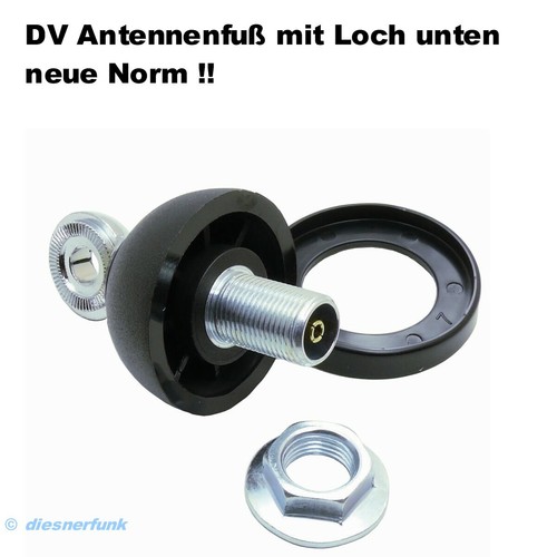 Antennenfuß neue norm - antennenfuß, mit