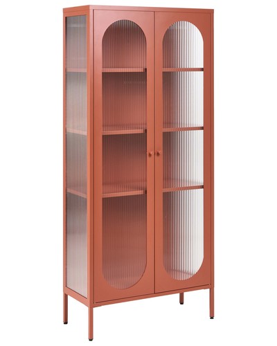 Vitrine stahl goldbraun mit - mit, 2