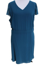 Sheego Kleid Abendkleid Petrol