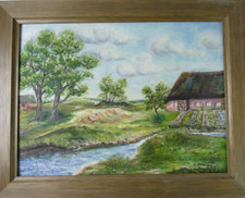 G.Schewe Öl auf Leinwand Vor