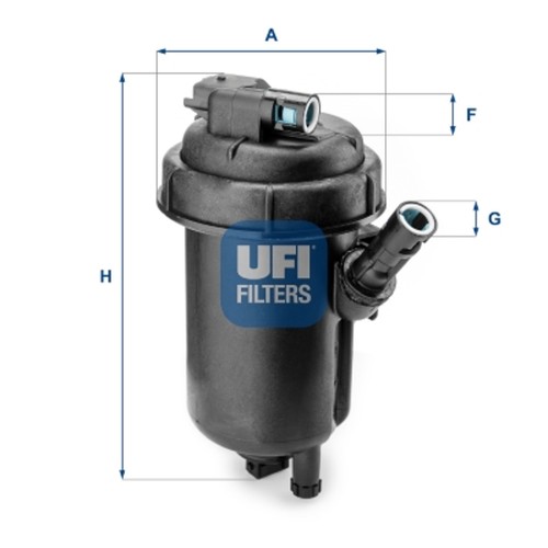 Ufi kraftstofffilter 152 - kraftstofffilter, 55.152.00
