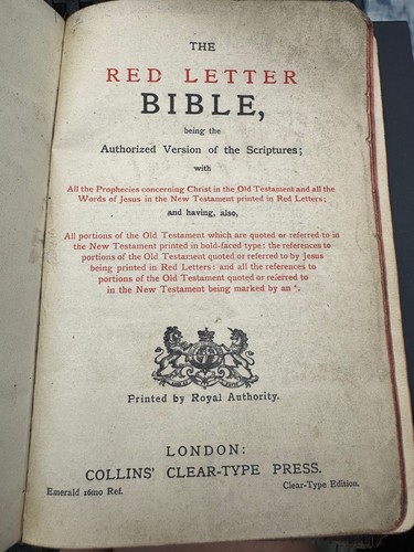 Sammlerstück 1905 holy bible - sammlerstück,