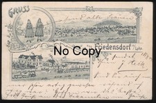 #1601 AK Litho Vorläufer Friedensdorf Dautphetal Kr. Marburg-Biedenkopf Gasthaus