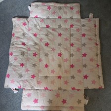 Laufgittereinlage rosa grau