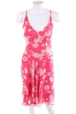 ZARA WOMAN Seidenkleid Blumen