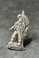 Vintage Silberfarbener Pin Innsbruck Traveller Österreich 🇦🇹 Souvenir