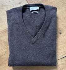Original PAUL ROSEN Pullover Merinowolle Cashmere Braun Gr. L !TOP-ZUSTAND!
