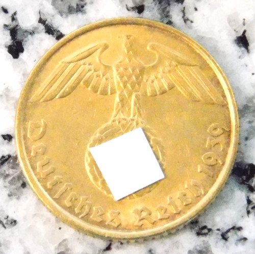 Reichspfennig 1939 messing - reichspfennig,