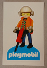 Playmobil Aufkleber/Sticker Bauarbeiter mit Kompressor 2008 NEU
