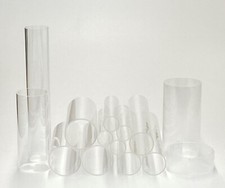 PLEXIGLAS® Acrylglas Rohr klar Durchmesser Ø10mm - Ø150mm von 50mm-1000mm Länge