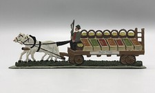 Zinn Pferde Kutsche Obst Markt