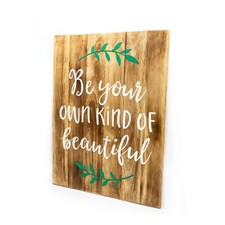 Wandbild Holzschild Deko