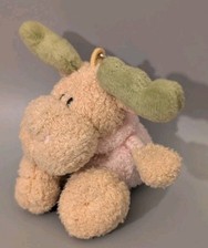 Nici Elch Rosa Shirt 10cm Vintage Schlüsselanhänger Plüsch Kuscheltier