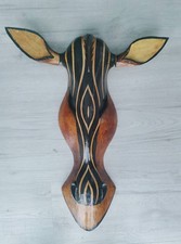 Holzmaske Maske Afrika Zebra