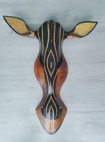 Holzmaske maske afrika zebra - afrika,
