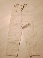 Paperbag Damen Hose Leinen